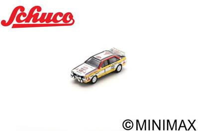 AUDI Quattro Rallye N°1 Vainqueur Rallye Monte Carlo 1984 W. Röhrl - C. Geistdörfer 1/87