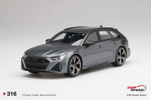 AUDI RS 6 Avant Carbon Black Grey 1/18