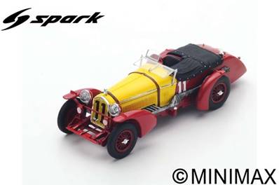 ALFA ROMEO 8C N°11 Vainqueur 24H Le Mans 1933 R. Sommer - T. Nuvolari 1/18