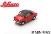 AUTOBIANCHI Cabriolet Eden Roc 1964/5 Rouge 1/43