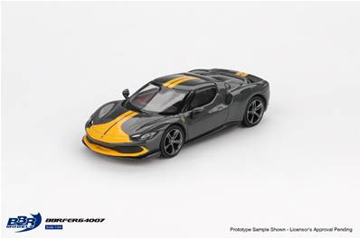FERRARI 296 GTB Assetto Fiorano Grigio Scuro 2024 1/64