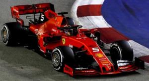 FERRARI SF90 N°5 Vainqueur GP Singapour 2019 Sebastian Vettel