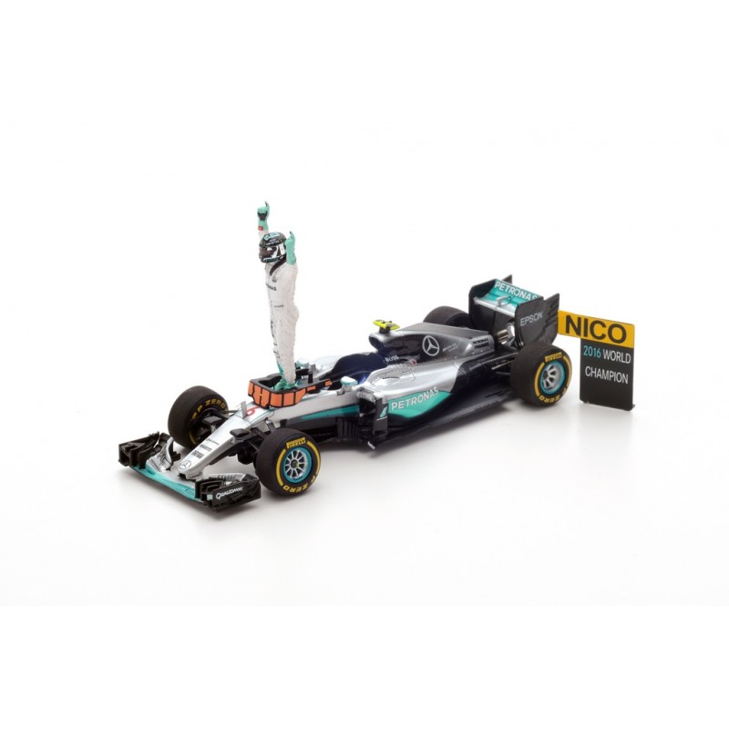 MERCEDES F1 W07 Hybrid n.6 2ème GP Abu Dhabi GP 2016 Nico Rosberg - Champion Du 