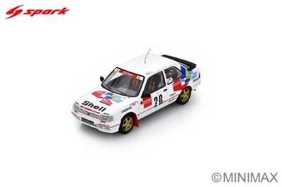 PEUGEOT 309 GTI N°20 9ème Rallye Monte Carlo 1990 F. Delecour - Tilber