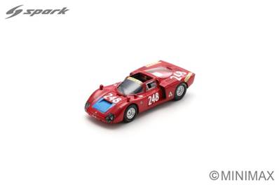 ALFA ROMEO T33-2 N°248 5ème Targa Florio 1969 E. Pinto - G. Alberti (300ex,)