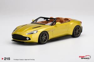 ASTON MARTIN Vanquish Zagato Volante Cosmopolitan Yellow 1/18