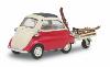 BMW Isetta avec remorque + Ski 1/43