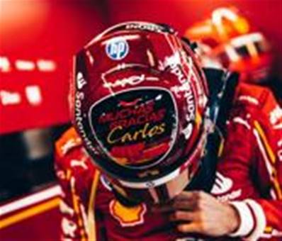 CASQUE Charles Leclerc - GP Abu Dhabi 2024 1/5