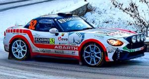 ABARTH 124 Rally RGT N°52 Rallye Monte Carlo 2022 R. Gobbin - F. Grimaldi 
