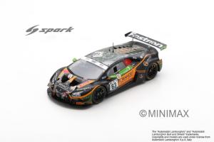 LAMBORGHINI Huracán GT3 Evo N°63 Orange 1 FFF Racing Team  24H Spa 2020 D. Lind - M. Mapelli - A. Caldarelli (300ex)
