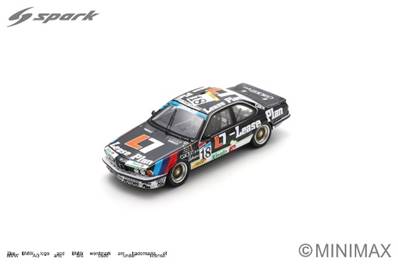 BMW 635 Csi N°18 Waterloo Motor Lease Plan 24H Spa 1987 M. Duez - Ph. Verellen - P. Witmeur (300ex,)