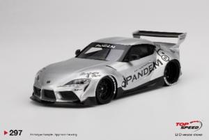 TOYOTA GR Supra V1.0 Pandem Silver 1/18