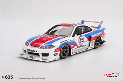 NISSAN Silvia S15 Super Silhouette Garasidrift X LBWK 2025 1/18