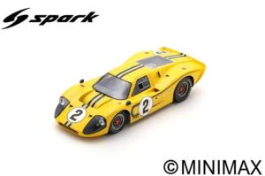 FORD GT40 Mk IV N°2 4ème 24H Le Mans 1967 B. McLaren - M. Donohue 1/18