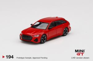 AUDI RS6 Avant Carbon Black Edition Tango Red LHD 1/64