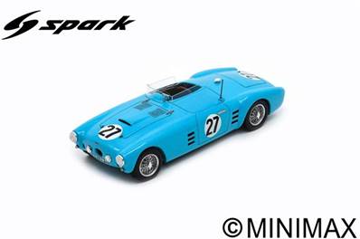 SALMSON 2300S Spyder N°27 24H Le Mans 1955 J.P. Colas - J. Dewez