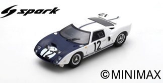 FORD GT N°12 24H Le Mans 1964 J. Schlesser - R. Attwood