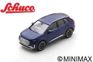 AUDI Q4 e-tron 2023 bleu 1/43 Diecast