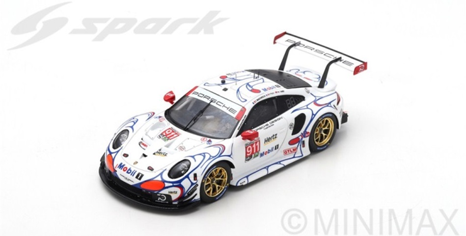 PORSCHE 911 RSR N°911 Porsche GT Team - 1er GTLM class Petit Le Mans 2018 Pilet -Tandy-Makowiecki