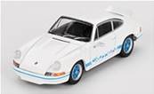 PORSCHE 911 (901) Carrera RS2.7 Grand Prix White w/Blue Livery 1974 1/64