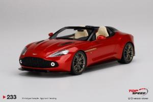 ASTON MARTIN Vanquish Zagato Speedster Lava Red 1/18