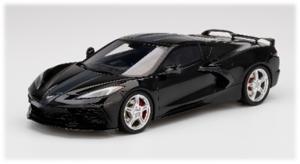 CHEVROLET Corvette Stingray 2020 Black w/ Midnight Gray Stripe 1/18