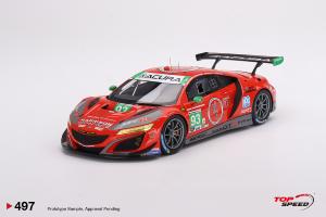 ACURA NSX GT3 EVO22 N°93 Harrison Contracting Company Racers Edge Motorsports with WTR IMSA 24H Daytona 2023 A. Harrison - D. Formal - K. Marcelli - R. Briscoe 1/18