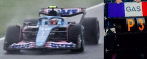 ALPINE A523 N°10 BWT Alpine F1 Team 3ème GP Pays-Bas 2023 Pierre Gasly avec pit board