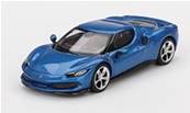 FERRARI 296 GTB Blue Corsa 2024 1/64
