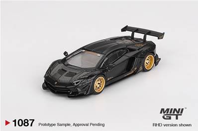 LAMBORGHINI Aventador LBWORKS Limited Edition Matte Black 2025 1/64