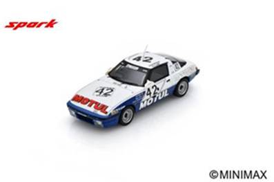 MAZDA RX-7 TWR N°42 5ème 24H Spa 1981 M. Duez - J. Allam - C. Nicholson (300ex.)