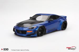 NISSAN Z (RZ34) Pandem Seiran Blue 2024 1/18