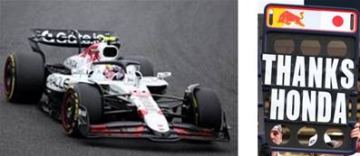 RED BULL Racing RB21 N°22 Oracle Red Bull Racing GP Japon 2025 Yuki Tsunoda avec Pit Board 1/18