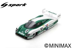 WM P88 Peugeot N°51 24H Le Mans 1988 - 405 Km/H Haldi - Dorchy - Raulet 1/18