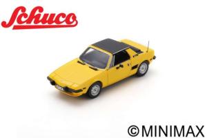 FIAT X1/9 1972 Jaune 1/43