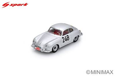 PORSCHE 356 1500 N°248 Rallye Monte Carlo 1955 M. Nathan - H. Schellhaas