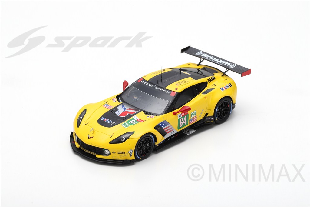 CHEVROLET Corvette C7.R N°64 24H Le Mans 2018 O. Gavin - T. Milner - M. Fässler