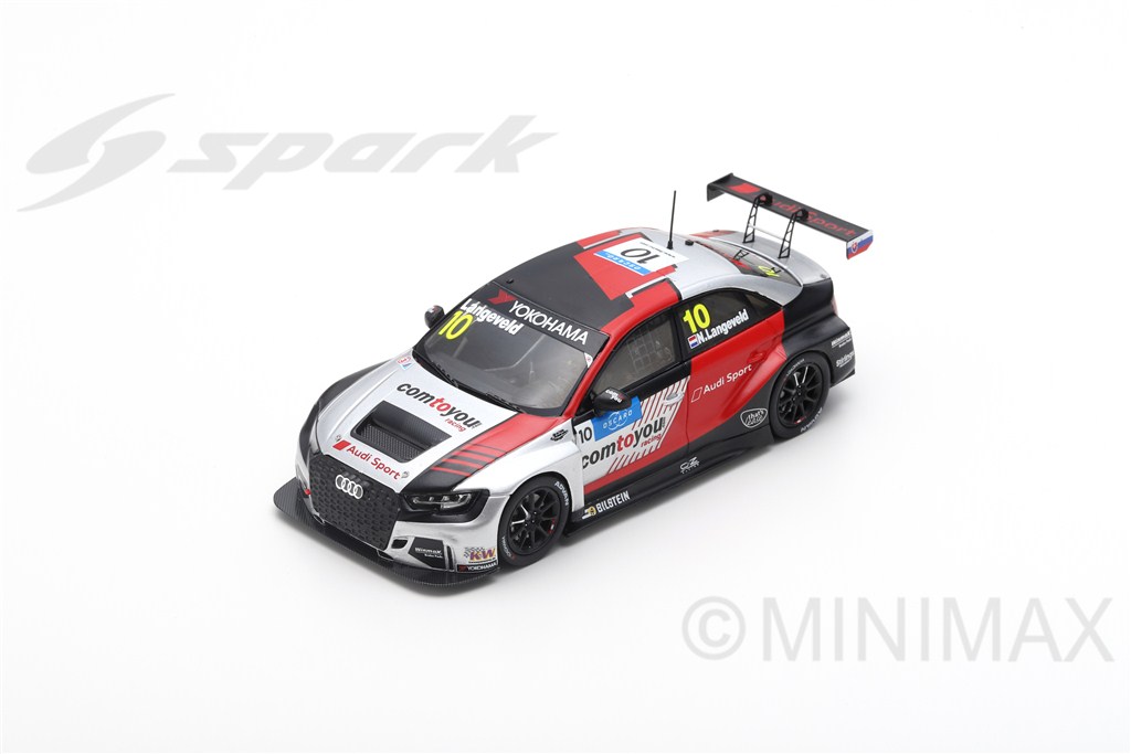 AUDI RS3 LMS N°10 Comtoyou Team Audi Sport  Race 3 WTCR 2019 Slovakia Ring - Niels Langeveld