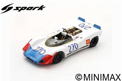 PORSCHE 908-2 N°270 2ème Targa Florio 1969 V. Elford - U. Maglioli