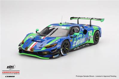 FERRARI 296 GT3 N°47 CETILAR RACING IMSA 24H Daytona 2025 A. Fuoco - L. Patrese - N. Lacorte - R. Lacorte 1/18