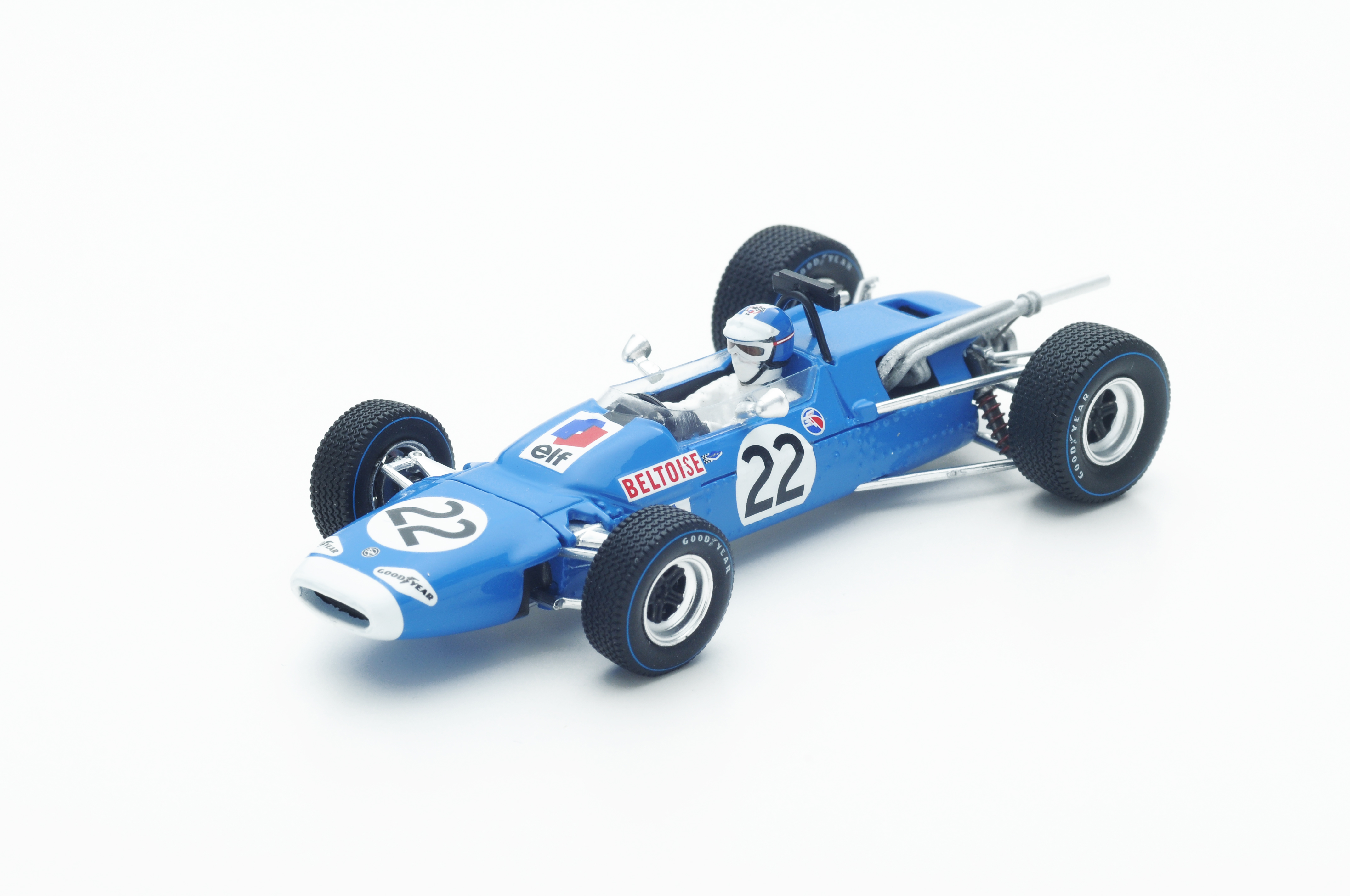 MATRA MS7 n°22 7ème GP Mexique 1967 Jean-Pierre Beltoise