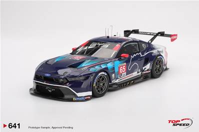 FORD Mustang GT3 N°65 Ford Multimatic Motorsports 24H Daytona 2025 F. Vervisch - D. Olsen - C. Mies 1/18