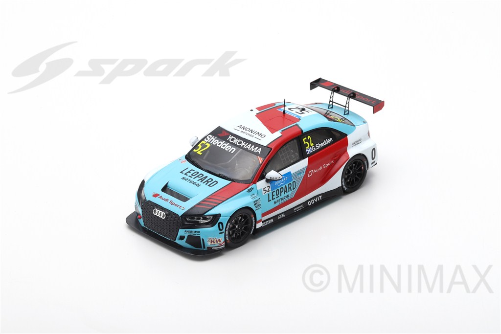 AUDI RS3 LMS N°52 Leopard Racing Team Audi Sport  Race 3 WTCR 2019 Marrakech - Gordon Shedden