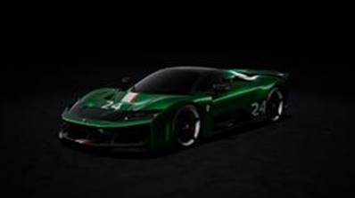 FERRARI F80 2024 - Green Jewel with Livery 1/12