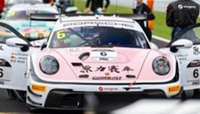 PORSCHE 911 GT3 R N°6 Origine Motorsport 5ème 1000km Suzuka 2025 L. Heinrich - A. Picariello - B. Buus (300ex.)