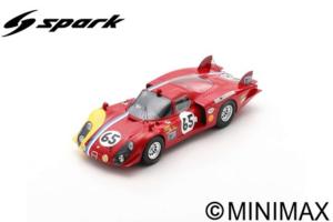 ALFA ROMEO 33/2 N°65 24H Le Mans 1968 S. Trosch - K. von Wendt 1/18