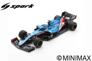 ALPINE A521 N°14 Alpine F1 Team GP Bahrain 2021  Fernando Alonso 1/18