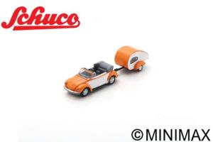 VOLKSWAGEN Beetle Cabriolet avec remorque ES Piccolo 1/87