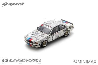 BMW 635 Csi N°1 24H Spa 1984 D. Quester - H-J. Stuck - J. Weaver (300ex,)