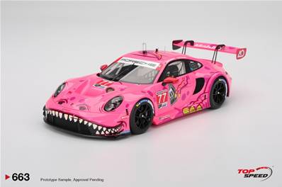 PORSCHE 911 (992) GT3 R N°77 AO Racing IMSA GP Detroit 2025 	L. Heinrich - K. Bachler 1/18